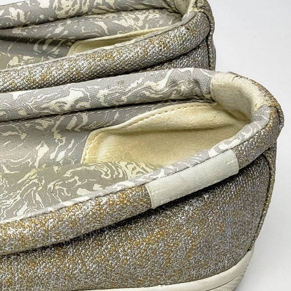 Puma Shoes Puma Sports Lifestyle Metallic Canvas Slip On Loafers 8